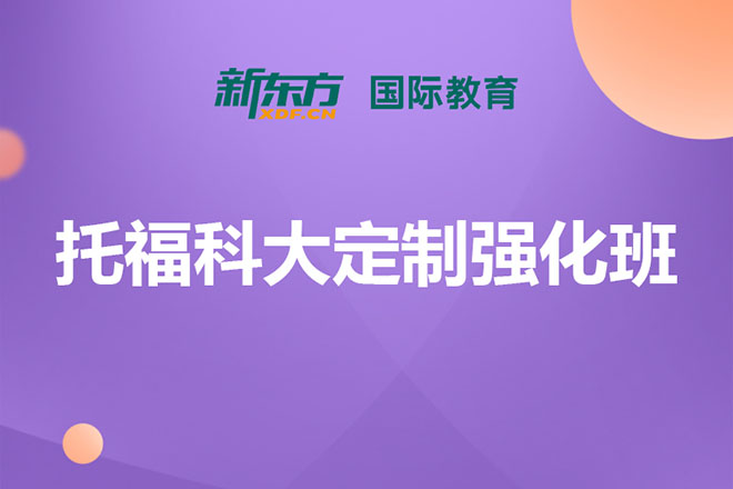 合肥托福科大定制强化大班