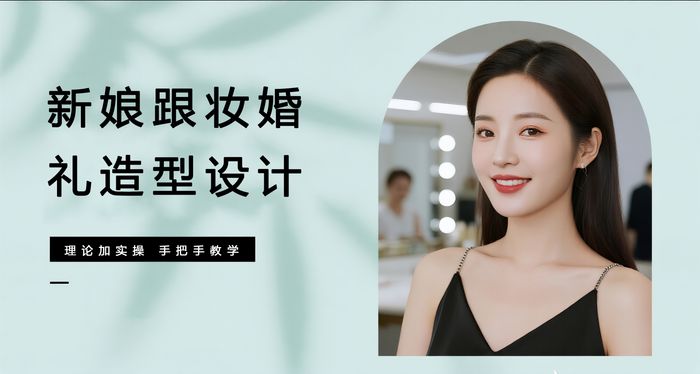 深圳福田区新娘跟妆与婚礼造型设计课程