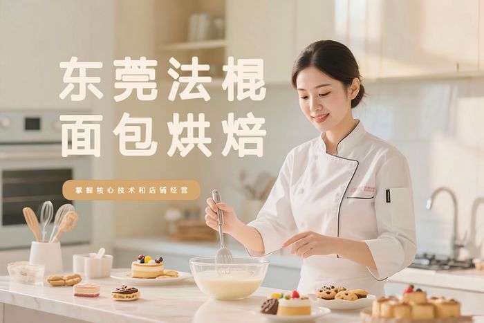 东莞食为先西点学校法棍面包烘焙课程