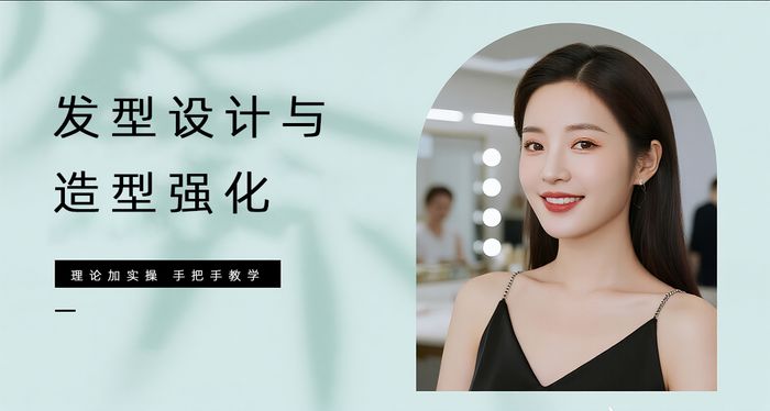 广州凌蒙发型设计与造型强化班